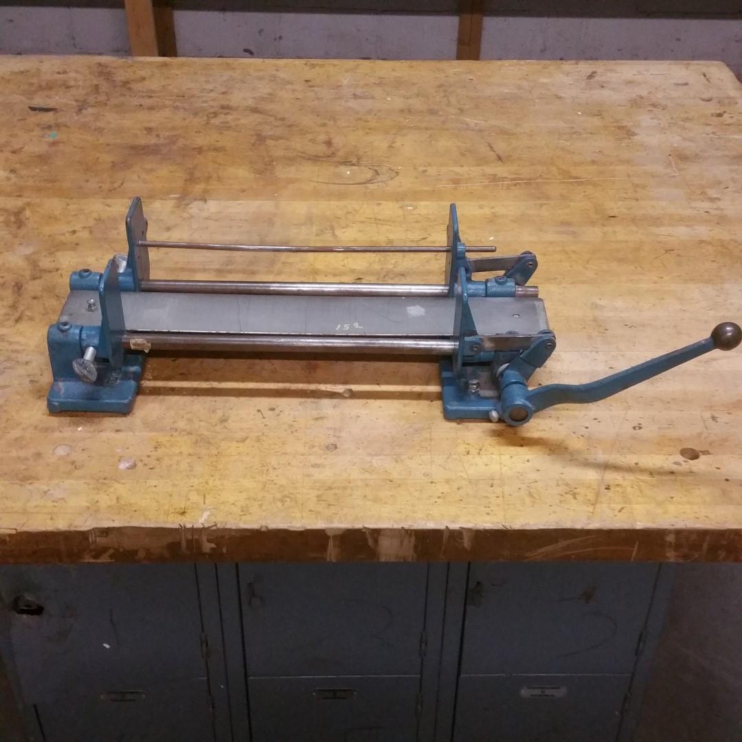 Lot 62 C.F Anderson 16" Paper Banding Press WireBids